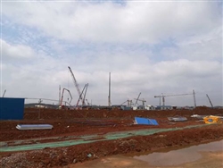 YMTCの工場建設（17年6月）