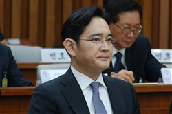 逮捕される前の李在鎔副会長（2016年12月）