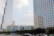 ソウル江南区に位置する貿易センターとCOEX(写真は15日夜転送予定)