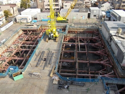 第１期工事の建設現場