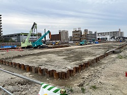 建設地の様子