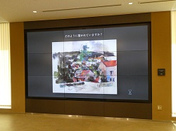 国内病院初の対話型鑑賞デジタルアートミュージアム