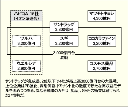 ドラッグストア 業界図