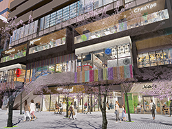 東京駅前で開発している「TOFROM YAESU」の商業施設イメージ