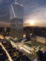 白紙となった中野サンプラザ再開発計画のイメージ