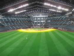 23年3月に内覧会で訪れたエスコンフィールドHOKKAIDO。ちょうど内野芝を生育していた