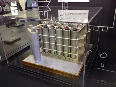 三菱電機の人工衛星用リチウムイオンバッテリー