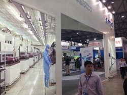 SMICは28nmの試生産中（IC China展でのSMICブースにて撮影）