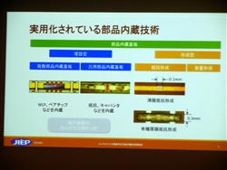 JIEPの部品内蔵技術委員会　ロードマップWGが開催したセミナーでは積極的に情報発信も