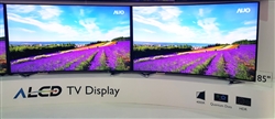 AUOがTouch Taiwanに展示した4K曲面85インチのALCD）
