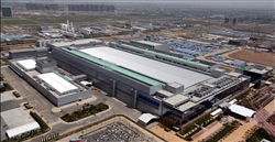 増設が進むサムスンの中国西安第2工場（提供：サムスン電子）