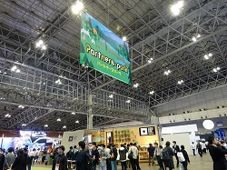 展示会には電子部品各社ソリューション展示も満載（CEATEC会場より）