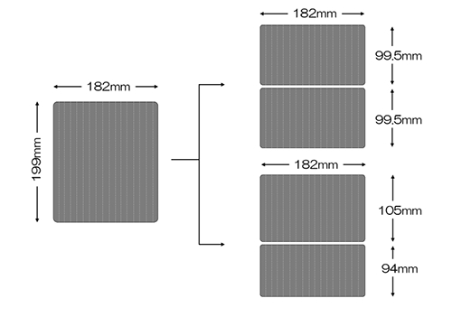 rectangular waferのコンセプト