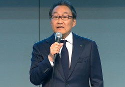 品質不正問題を受け会見するニデックの岸田光哉社長