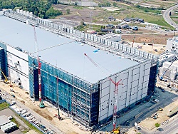 建設中の北上工場では96層の3D-NANDを生産（東芝メモリ）