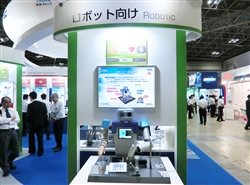 JPCAショーは新アプリのロボットなどにも注力している（NOKのブース）
