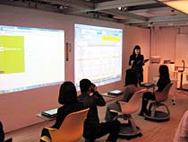 内田洋行の本社(東京都中央区)に設置された「フューチャークラスルーム(東京)」